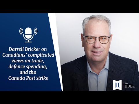 In Conversation with Darrell Bricker: Canadians' views on trade, defence & Canada Post strike