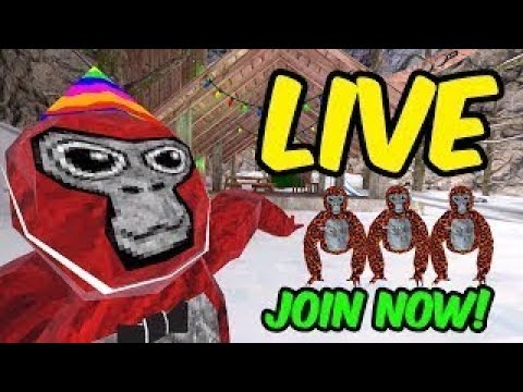 🔴GORILLA TAG INSANE EPIC LIVE STREAM 🔴(#gorillatag )🦍JOIN IN!✨