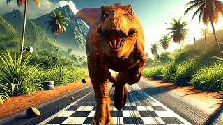 122 Dinosaurs 100 Meter Race | Fastest Dinosaur in Jurassic World Evolution 2