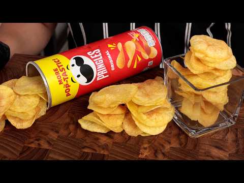 Make BETTER Pringles Potato Chips at Home in 5 Minutes!