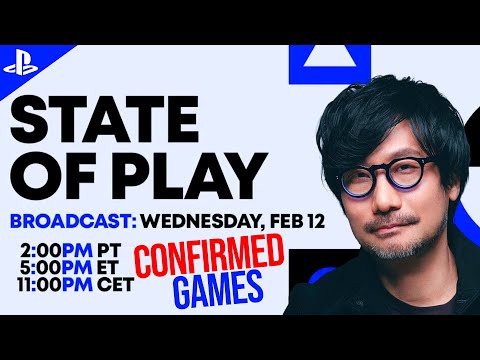 ✅Playstation's STATE OF PLAY (February 12) announcements we might see during the show.