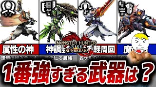 【サンブレイク最新版】過去1ヤバい環境!?最強の武器種ランキング