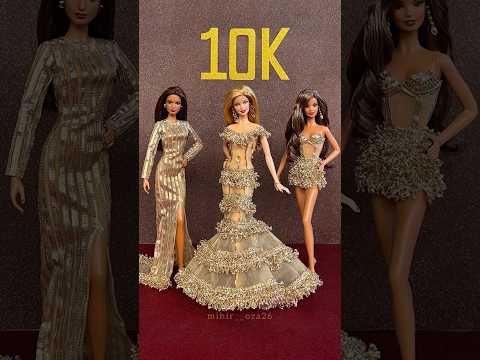 10k celebration 🎉 #barbie #fashion #barbiecollector #art #dualipa