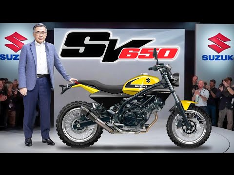 2025 NEW SUZUKI SV 650 SC YELLOW WEAPON SERIES UNVEILED!!