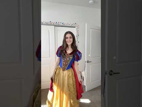 My own live action Snow White dress #disney