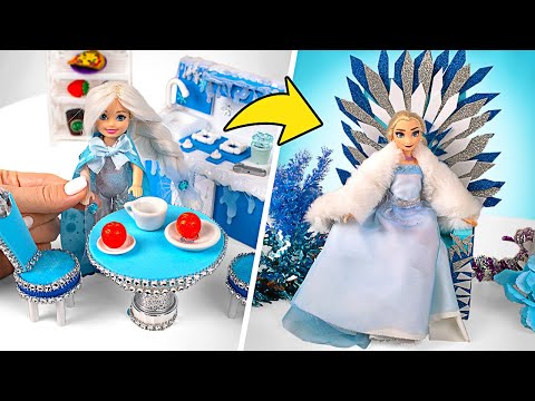 Journey of Elsa from Baby to Queen👑 | Royal Makeover Crafts DIY with Slick Slime Sam's Maker World