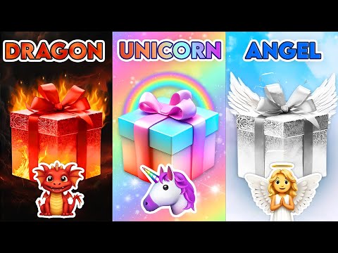 Choose Your Gift! 🎁 Unicorn, Dragon or Angel 🦄🌈🐲👼QuizZone