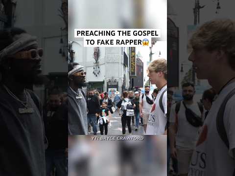 Rapper Hears The Gospel..😱 #viral #shorts