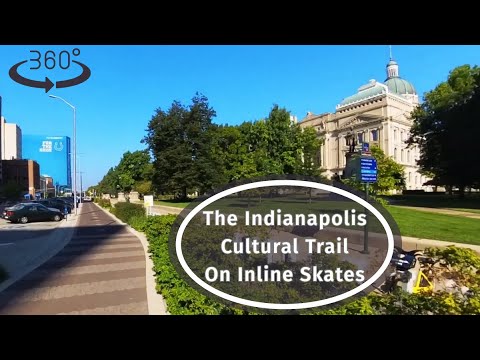 Inline Skating The Indianapolis Cultural Trail In #360°