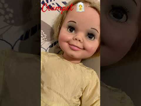 Doll spa #doll #dollrestoration #blueeyes #crumpet #dollspa #cleaning #reveal #transformation #dolls