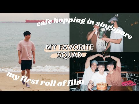 My First Roll of Film🎞️  + Cafe Hopping in Singapore with my best friends | Life in Singapore vlog