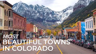 MOST BEAUTIFUL TOWNS IN COLORADO: Best Places to Visit in CO | Prettiest Mountain Cities to Travel