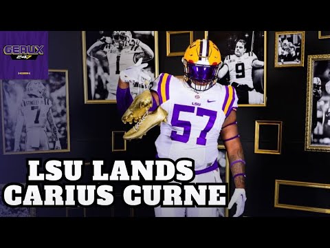 REACTION: LSU lands 2025, four-star OL Carius Curne