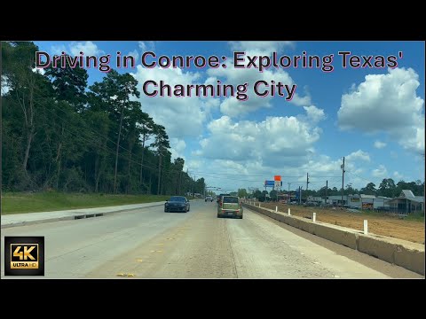 Driving in Conroe: Exploring Texas' Charming City | Drive Time #texas #roadrage #4k #4kdrive #texas