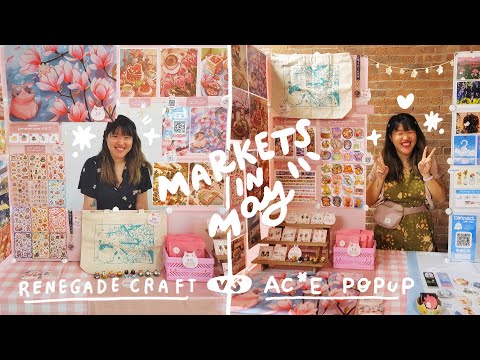 renegade craft vs. ac*e pop up ✨ how much did I make at two nyc markets & would I do them again?