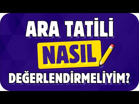 Ara Tatili Nasıl Planlamalıyım❓ En Verimli 7. Sınıf TÜYOLARI 🎯