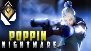 POPPIN - NIGHTMARE FOR STREAMERS | VALORANT MONTAGE #HIGHLIGHTS