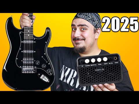 F/P Elektro Gitar Seti Kutu Açılışı ve Detaylı İnceleme 2025 "Başlangıç Elektro Gitarı + Amfi"