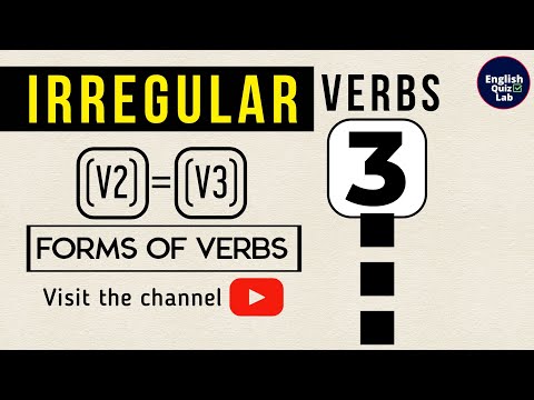 Verbs (V2 = V3) -3