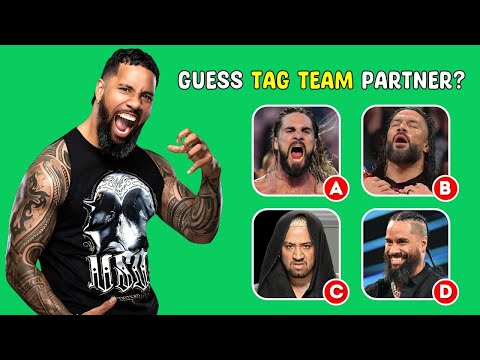 Can You Guess the WWE Tag Team Partner of This Wrestler? 🤔✅