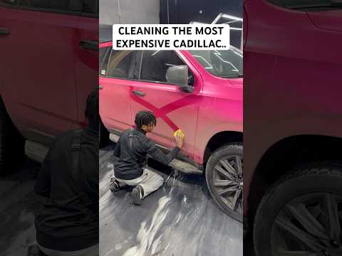 We Made It Like Brand New! #cadillac #escalade #carwrap #clean #asmr #cars #transformation #shorts