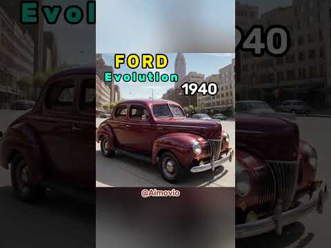 Ford Evolution 1903 - 2023  #ford #evolution #fordevolution #vehicles #cars #shorts  #ai