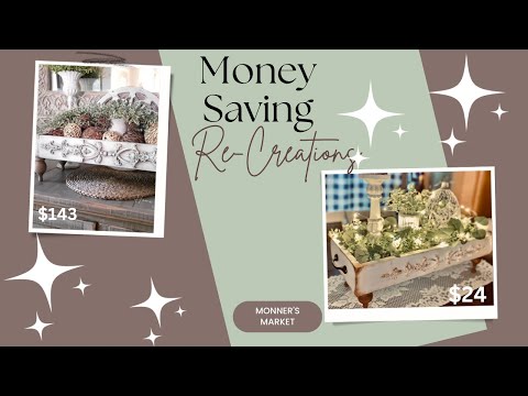 Money Saving DIYs - High End Re-Creations for pennies on the dollar!