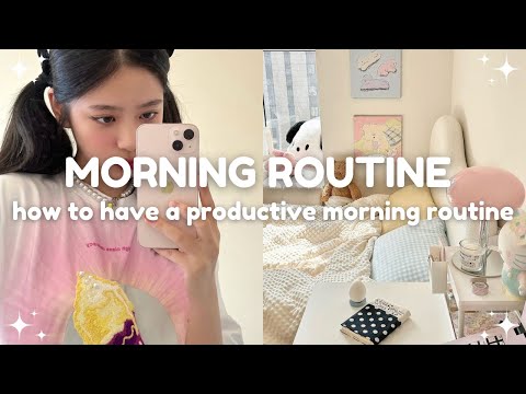 guide to a productive morning routine for teens 💫 morning routine tips