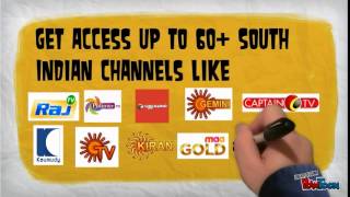 South Indian TV Channels - Tamil, Telegu, Malayalam, Kannada, Hindi and a lot more