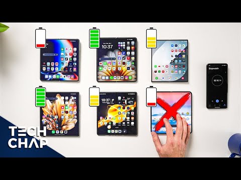 The ULTIMATE Foldable Phone BATTERY Drain Test [2025 Edition]