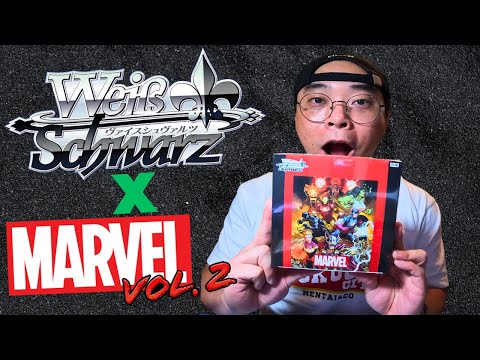 BRAND NEW Weiss Schwarz Marvel Vol. 2 Booster Box Opening!