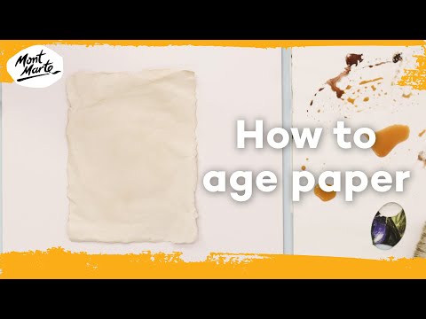 How to age paper