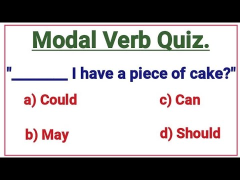 English Grammar Test ✍️ Modal Verb Quiz 📖