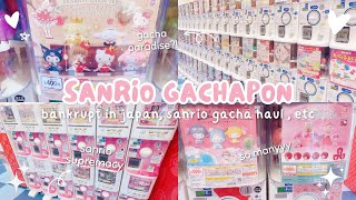 japan vlog 🛒💗 gachapon store, sanrio, rip wallet 💸, gacha haul ♡