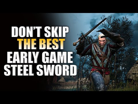 The Witcher 3 | How To Get The HEADHUNTER Steel Sword Early Game (Relic Weapon) Sword Location VELEN