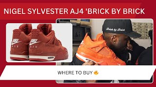 Nigel Sylvester x Air Jordan 4 'Brick By Brick' RELEASE INFO! Where To Buy, Price & Resale Tips 🔥