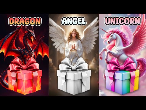 Choose Your Gift! 🎁 Unicorn, Dragon or Angel 🦄🌈🐲👼 QuizZone #chooseyourgift