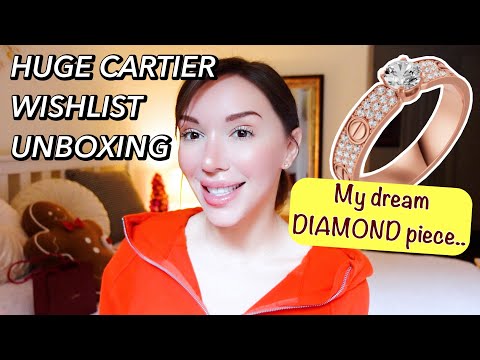 Cartier Wishlist Diamond Love Ring Unboxing. Fine Jewelry Collection