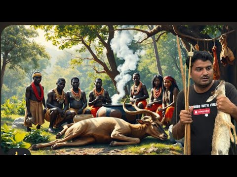 World Tha Last HUNTER GATHERS HADZABE TRIBE HOW to COOking| Indian in Tanzania