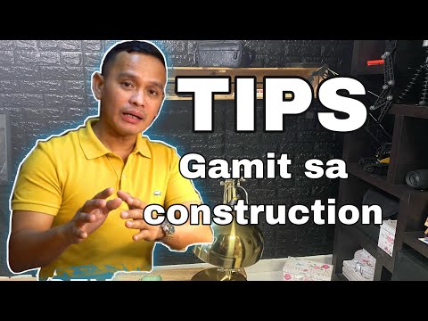 MGA GAMIT O EQUIPMENT SA PAG GAWA NG BAHAY.. GUSTO MO MAGING CONTRACTOR?"[ENG SUB]"