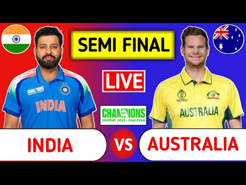 India Vs Australia Semi Final Live Score - Part 2