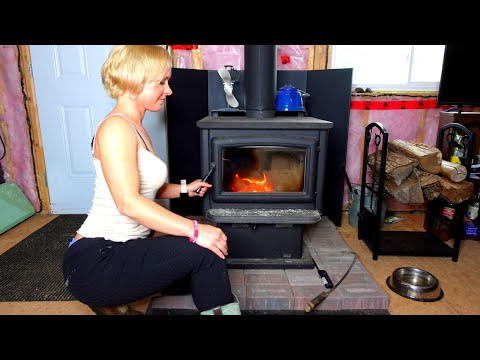 LIVING IN THE WOODS - My CABIN BUILD | WOOD STOVE | Leaving Canada