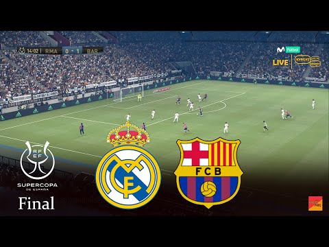 Real Madrid vs Barcelona El Clasico | Yamal vs Mbappe Final 2025 | Video Simulation Game PES