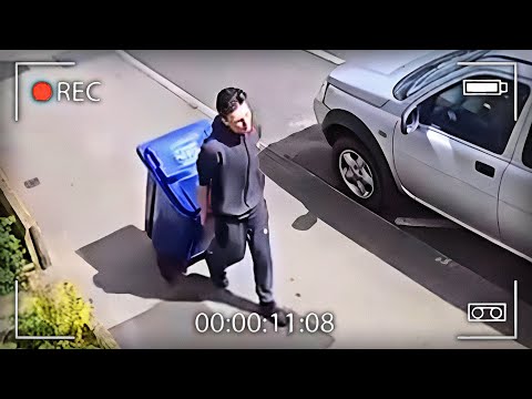 Killer Doesn’t Realize He Is Being Recorded On CCTV