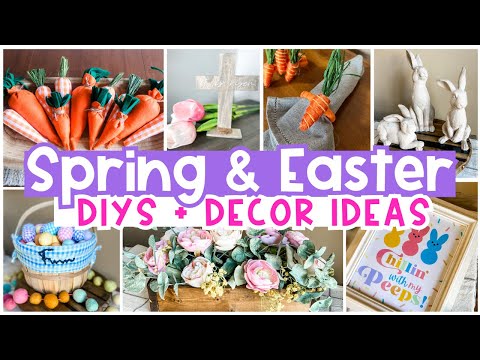 25 BEST Easter DIYs, Crafts, & Decor Ideas! | Dollar Tree Easter Decor 2025