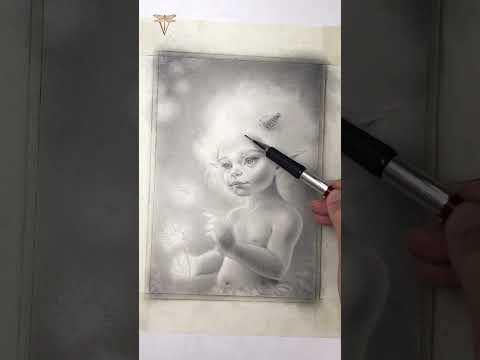 7 hours in 11 seconds (drawing time-lapse)