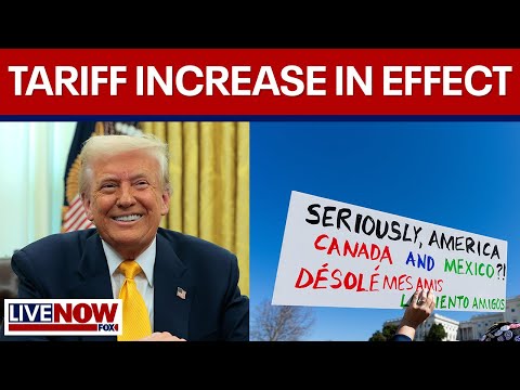 Trump's 25% tariff increase on all steel, aluminum imports takes effect | LiveNOW from FOX