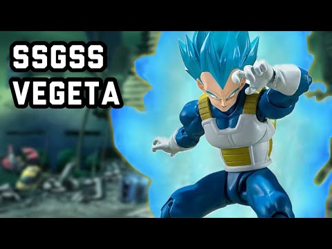 SH Figuarts Dragon Ball Super SSGSS Vegeta Action Figure Review Tamashii Nations BANDAI