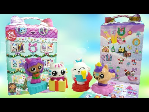 Gabby's Dollhouse Advent 2024 with Kico the Kittycorn and Fluffy