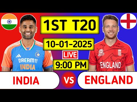 India Vs England 1st T20 Live Score - Part 2